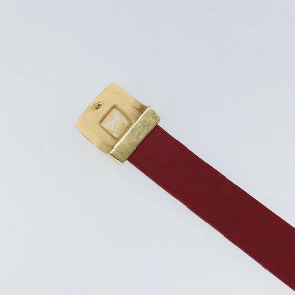 LOUIS VUITTON Monogram Multicolor Ceinture LV Cut Belt 35.8"" White Auth 142762 - Picture 7 of 12